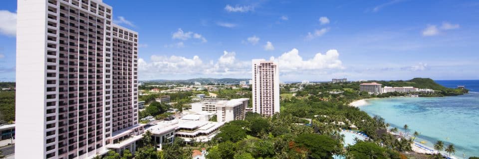 PICグアムとグアムの海と空